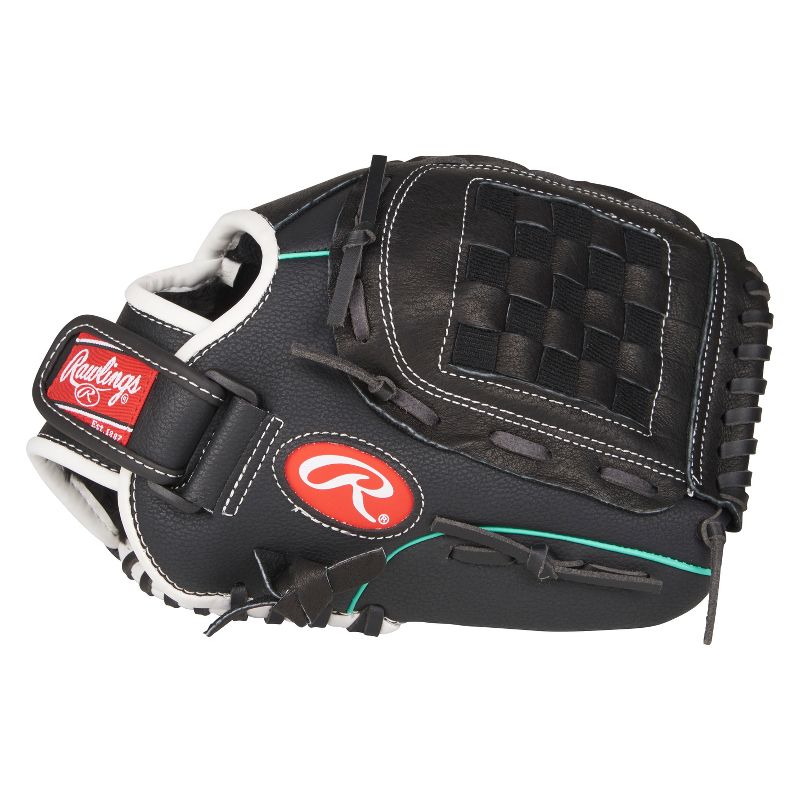 Rawlings Playmaker Series 11" T Ball Glove - Black/Red