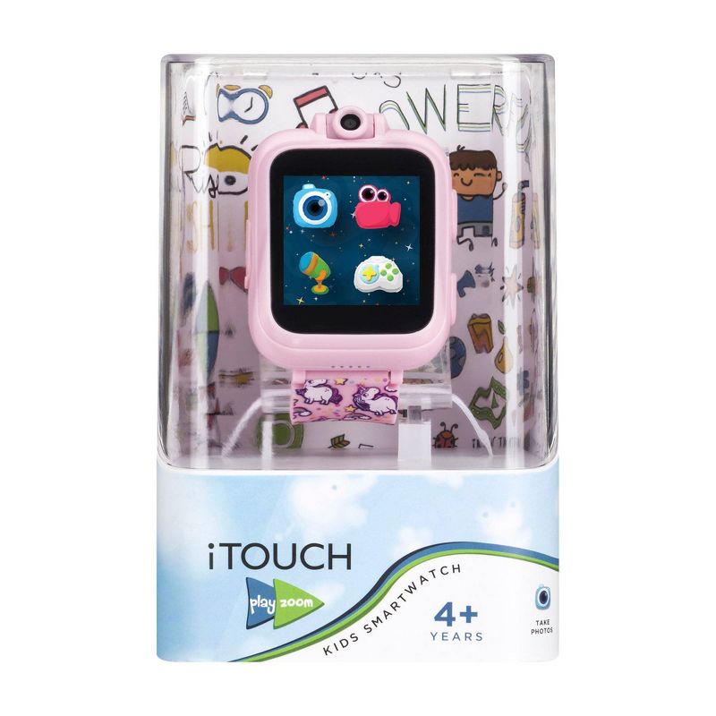 PlayZoom Interactive Educational Smartwatch for Kids 48mm - Pink Unicorn Band