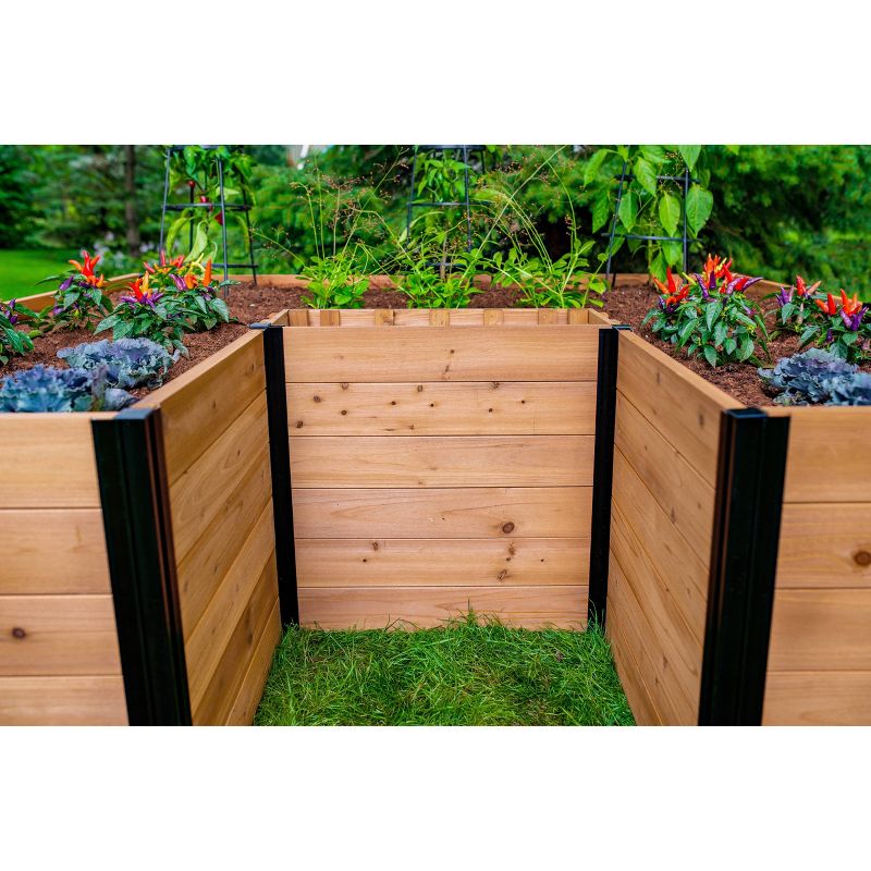 6'x6' Keyhole Garden Square Planter - Vita