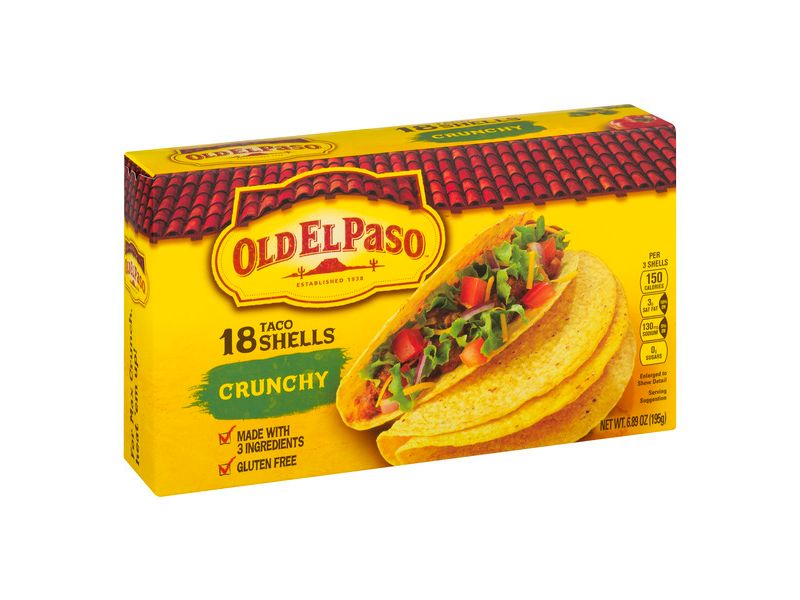 Old El Paso Gluten Free Crunchy Taco Shells - 6.89/18ct
