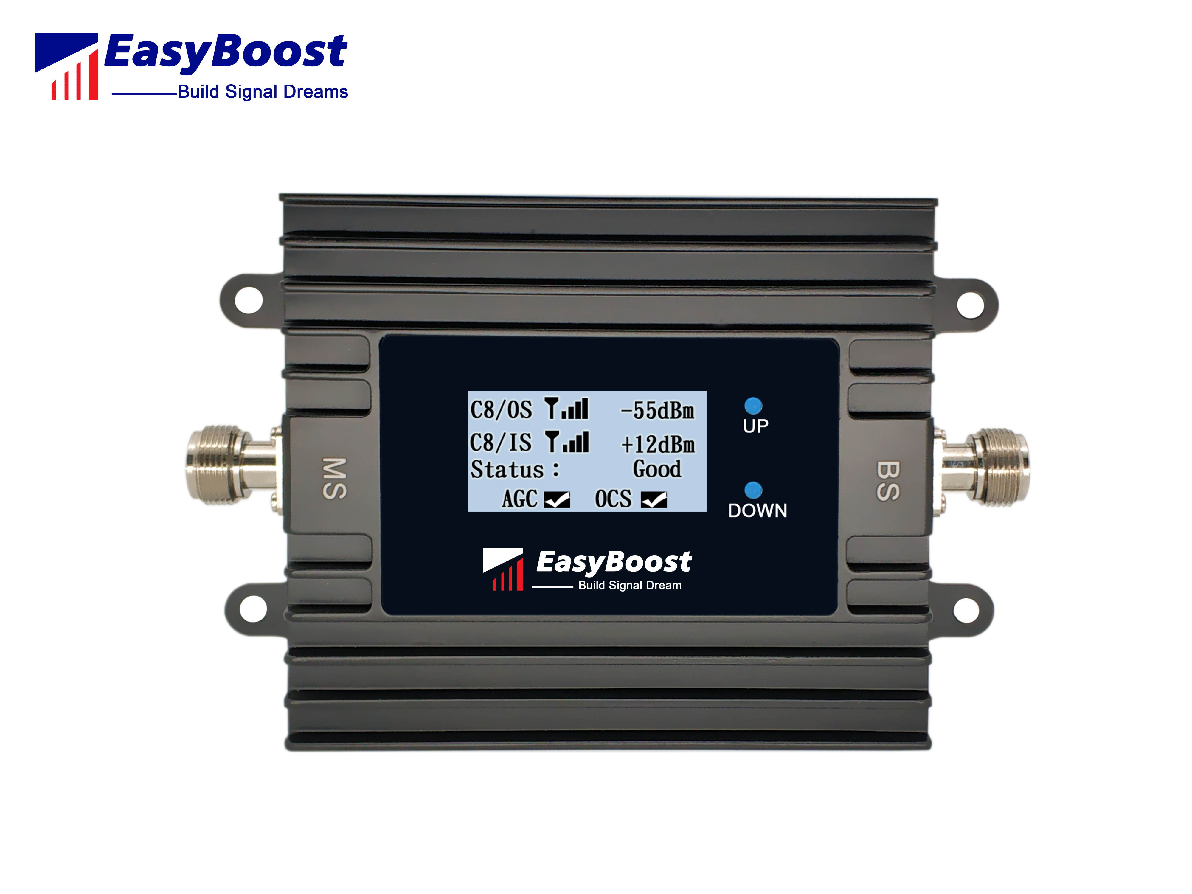 Dual band signal booster 850/AWS1700mhz smart LCD ALC/AGC ,anti-oscillation  cellphone signal repeater