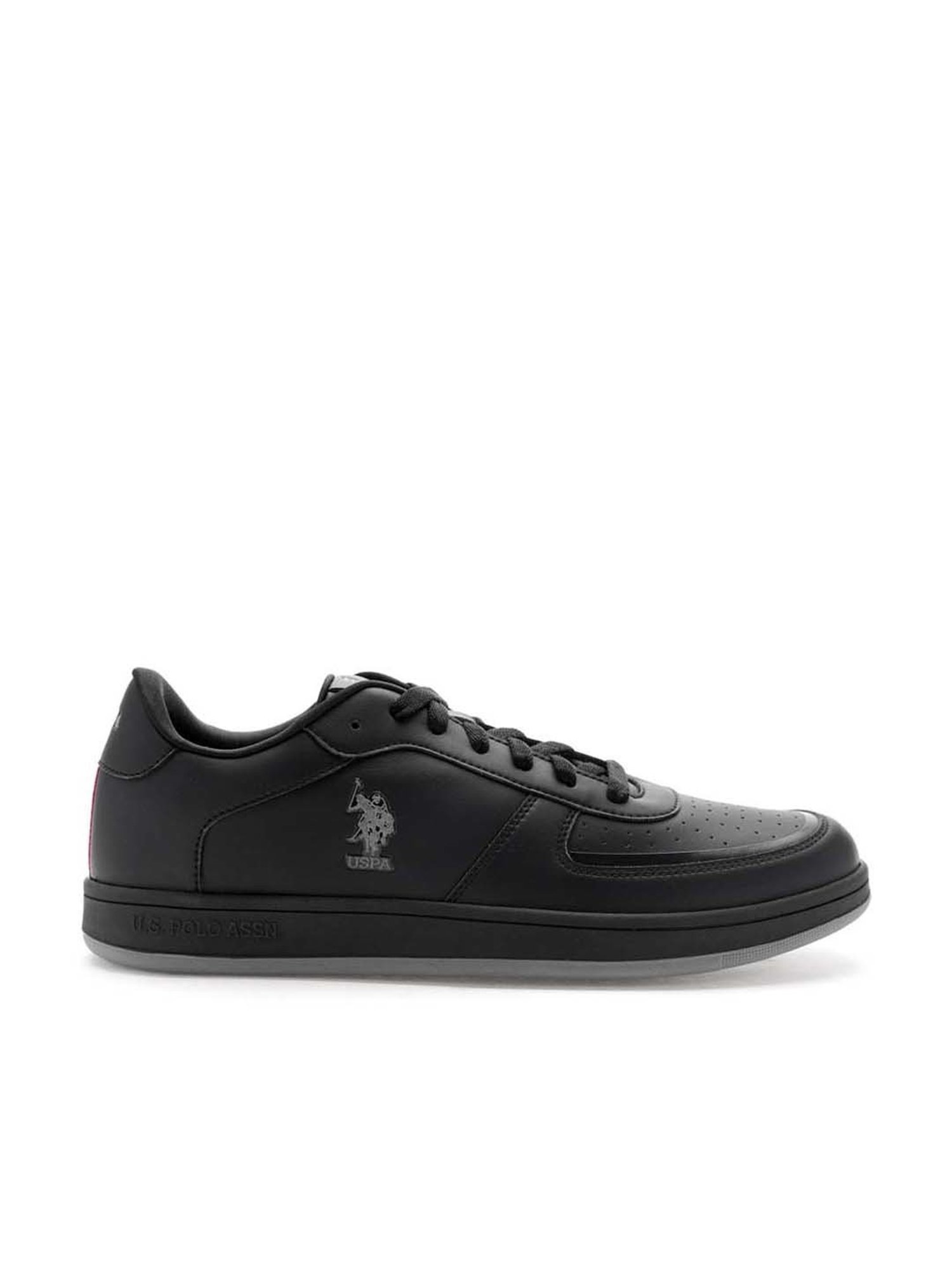 U.S. Polo Assn. Men's REIN 2.0 BLK Black Casual Sneakers