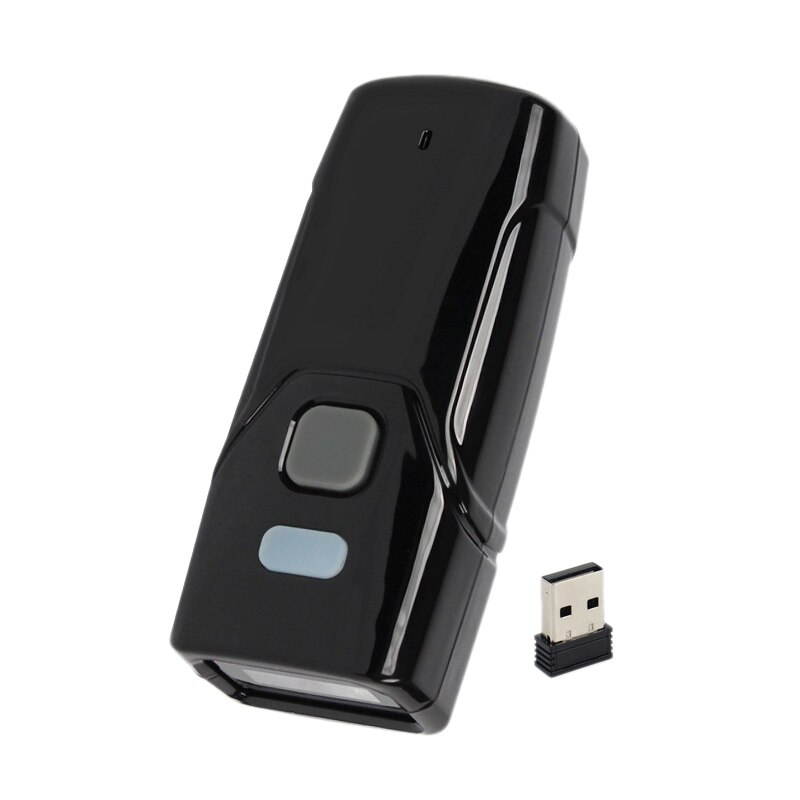 Portable One QR Code Bluetooth Wireless Scanning Handheld Barcode Scanner Red Light CCD Barcode Scanner