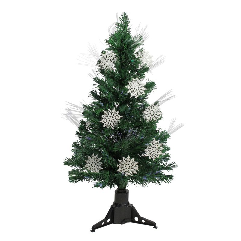 Home Heritage Snowdrift Spruce 6.5 Foot Flocked Christmas Tree with White Lights