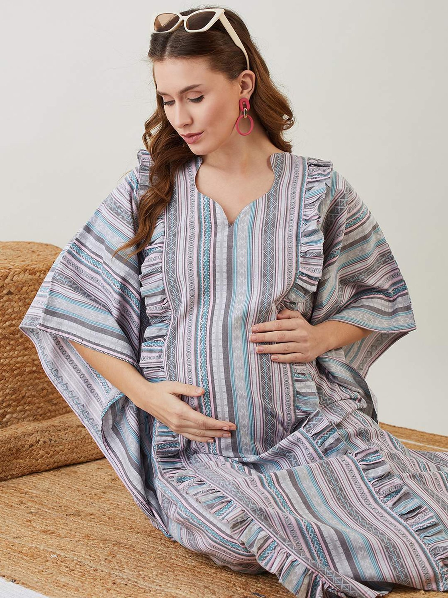 KOI SLEEPWEAR White Maternity Leggings