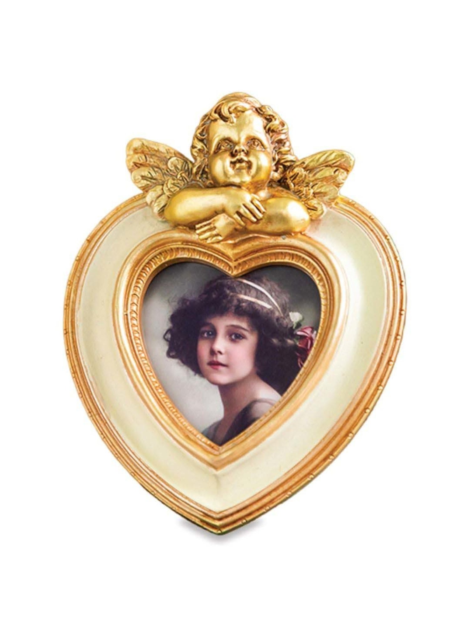 Art Street Gold Engineered Wood Swing Fashion Resin Vintage Photo Frame