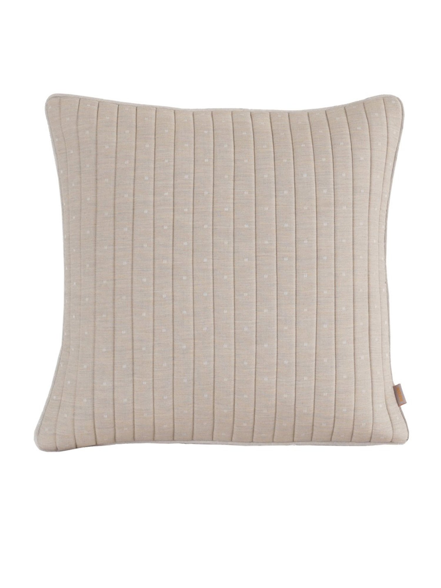 Maspar Cotsmere Muted Stripes Beige 300 TC Cotton Cushion Cover