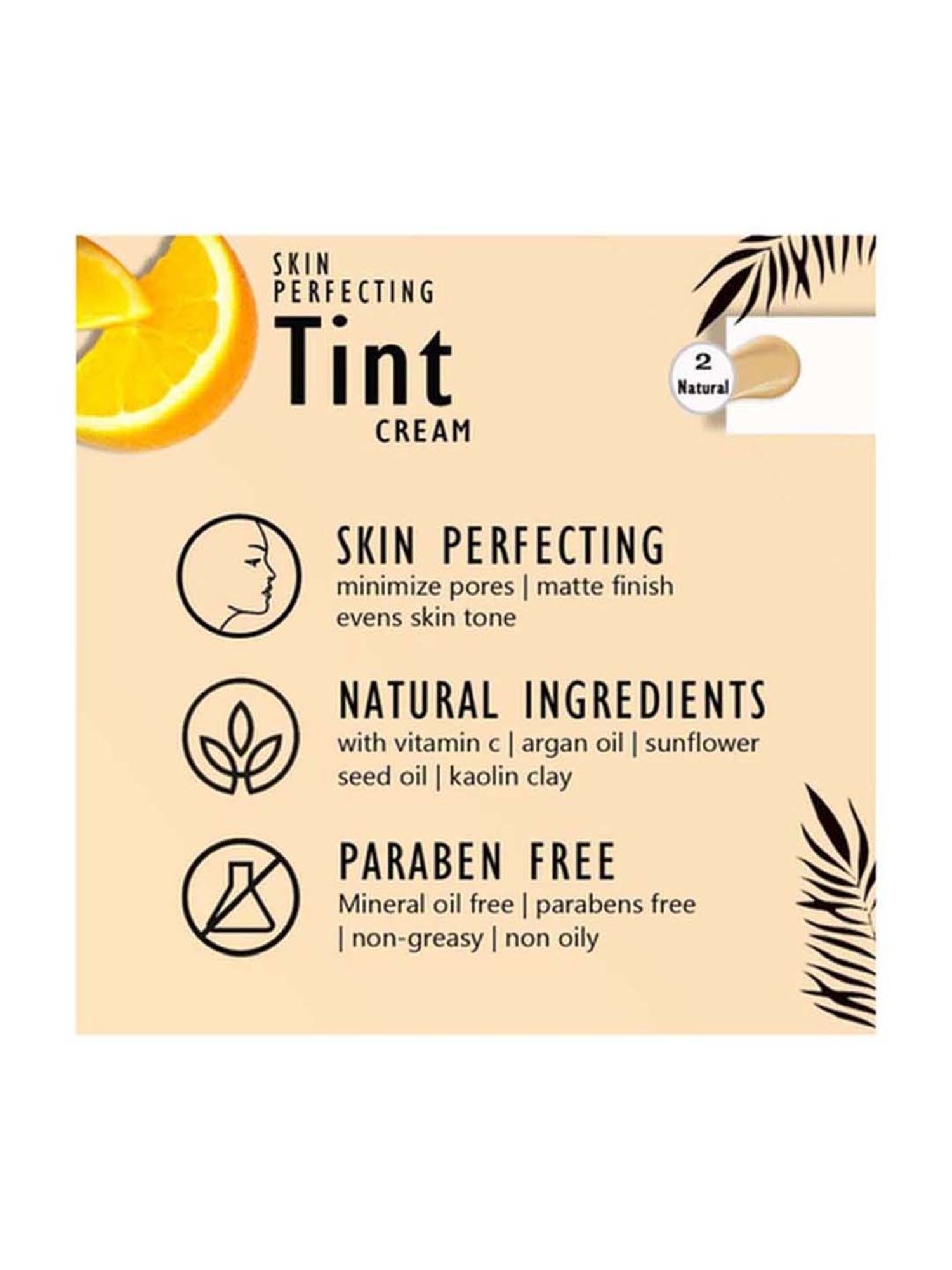 Volamena Skin Perfecting Tint Cream Shade (2 Natural) - 50 ml