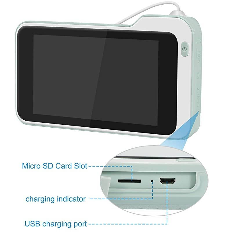 39mm Ear Inspection Camera with 5 inch IPS Screen Digital Otoscope with Earwax Removal Kit Tools Ear Scope Cleaning Tool
