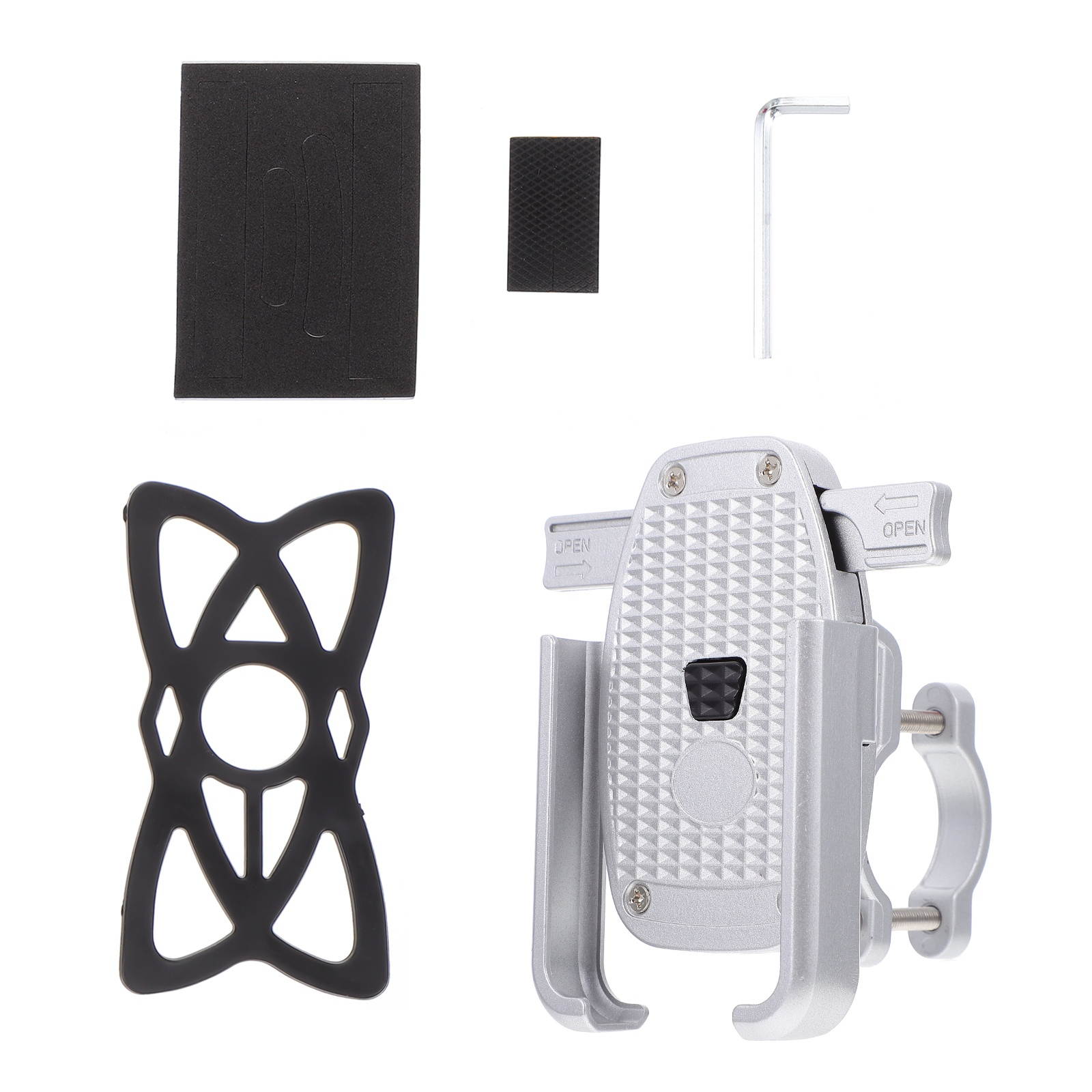 74cm Multifunctional Table Cell Phone Mount Holder 360 Adjustable Universal Gooseneck Smartphone Stand for Desk (Wathet)