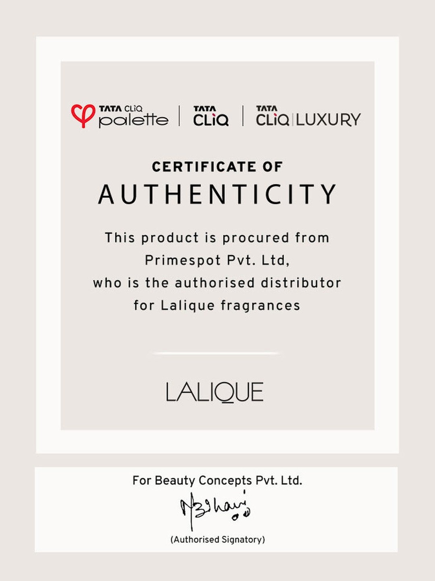 LALIQUE White In Black Eau De Parfum for Men - 125 ml