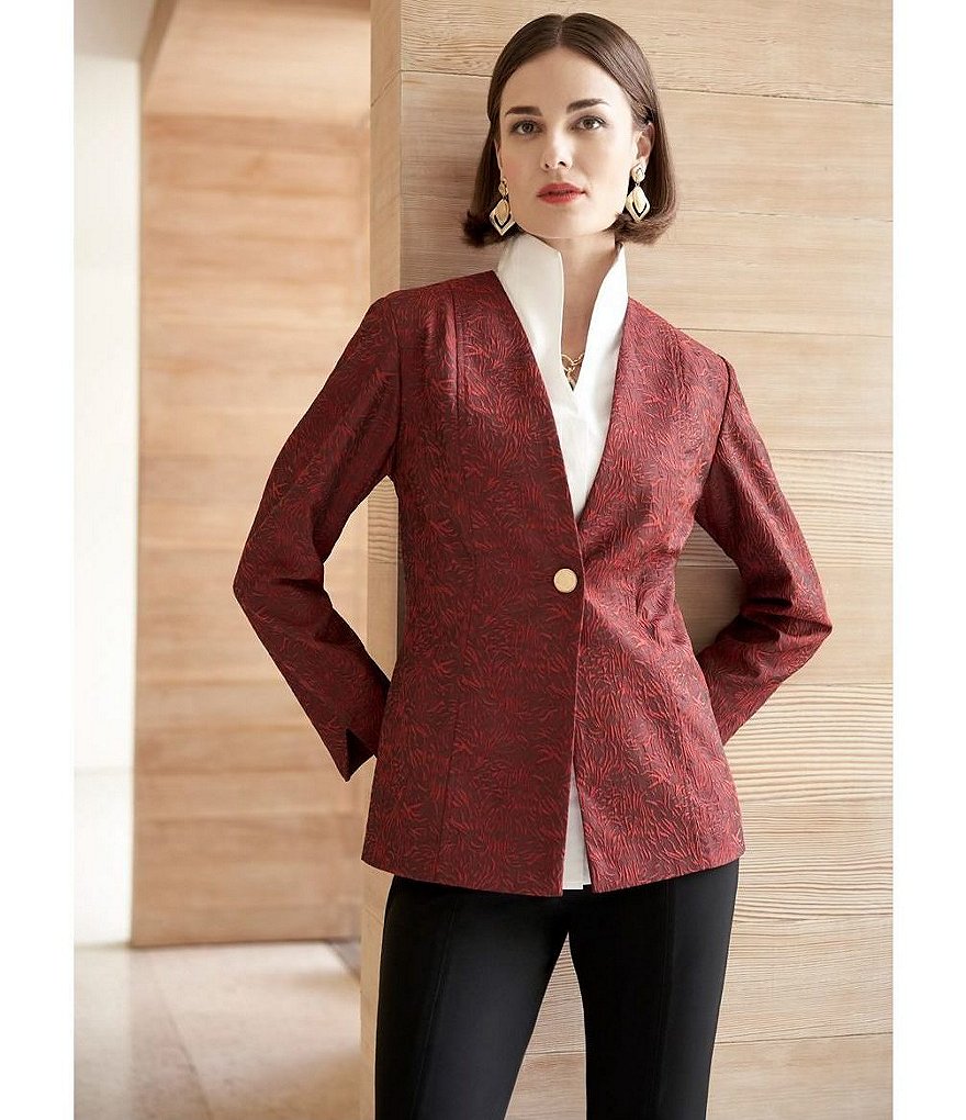 Eva Varro Solid Knit Jersey Banded Hem Pull-On Harem Pants