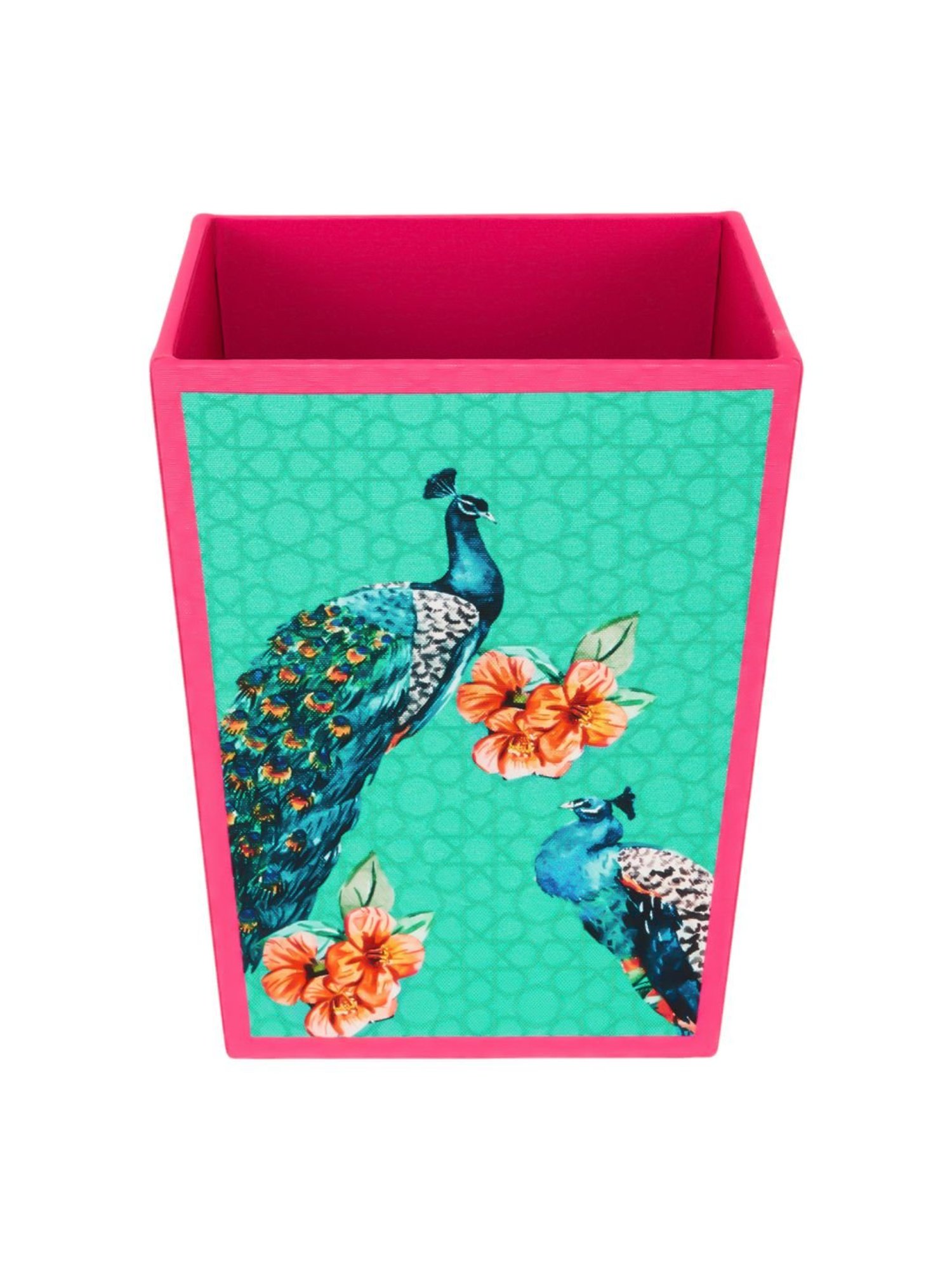 SEJ by Nisha Gupta Green Wooden Open Dry Bin - 11.5 Litres