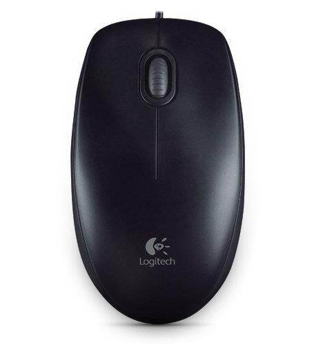 Logitech M100R Wired Usb Mouse Dark Black