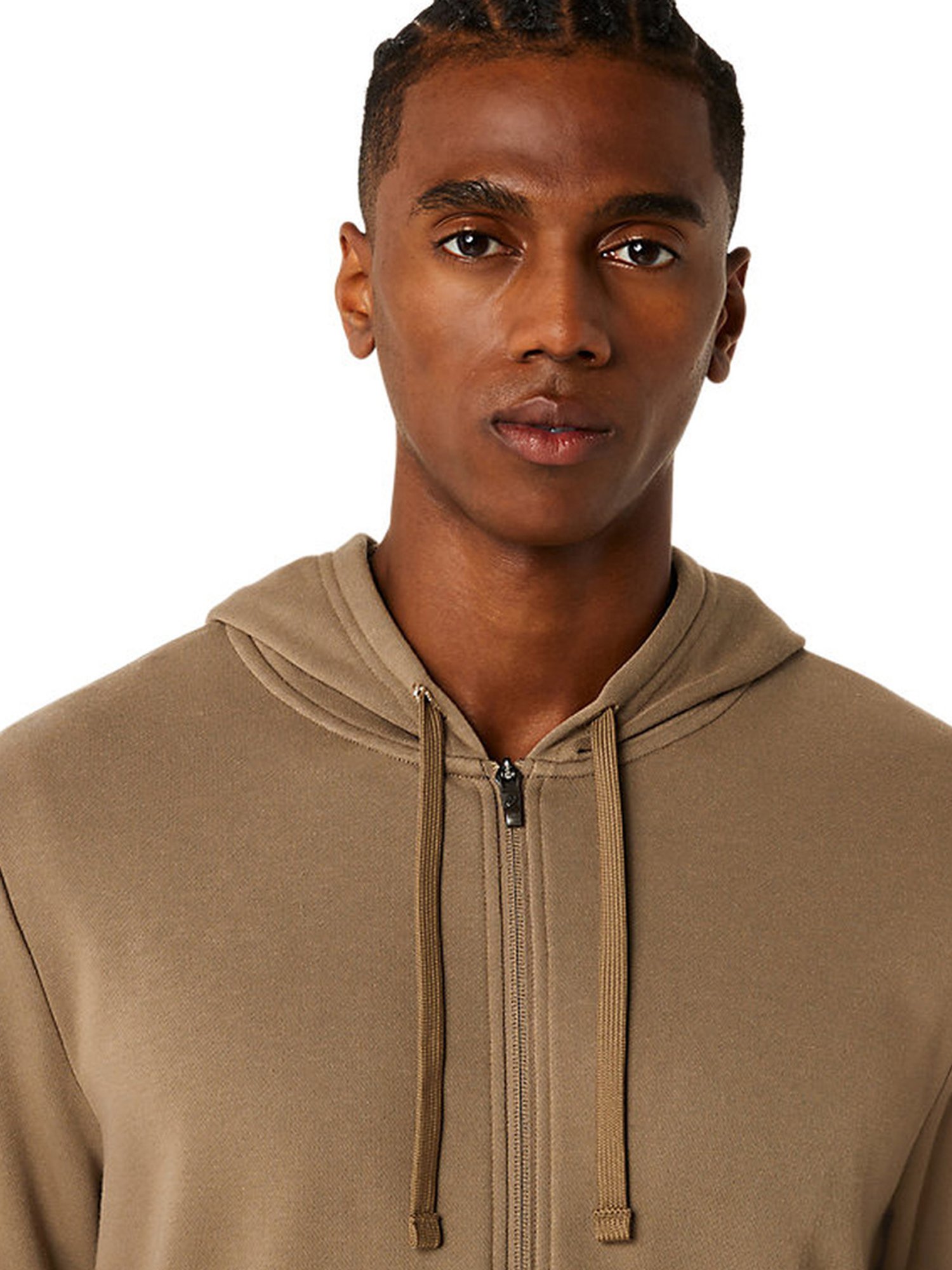 Asics Brown Regular Fit Sports Hoodie