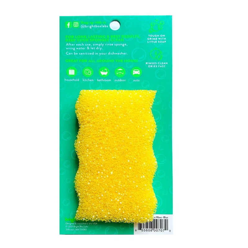 Bright Box Wave Scrub + Wipe - Yellow