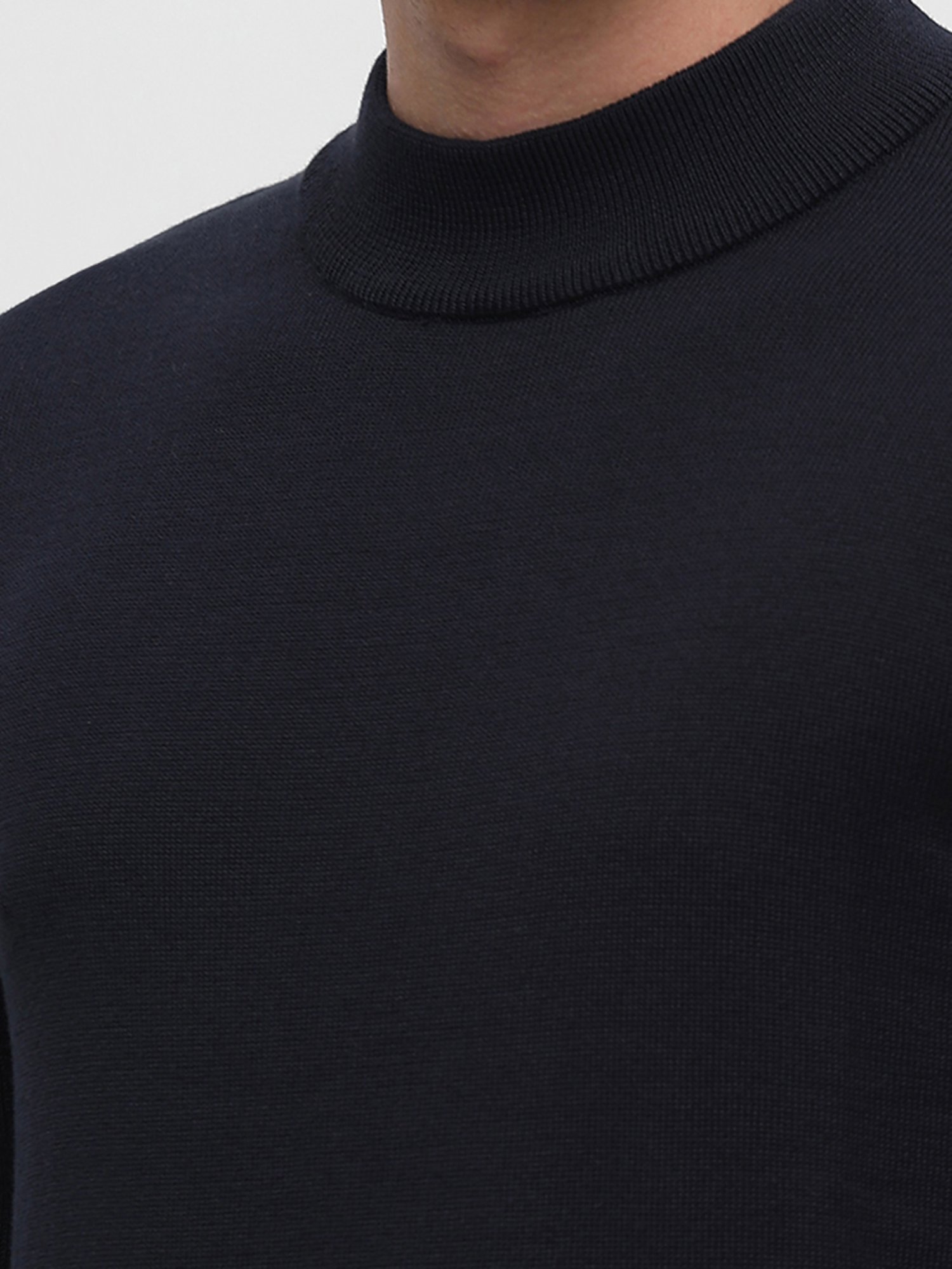 SELECTED HOMME Navy Regular Fit Sweater