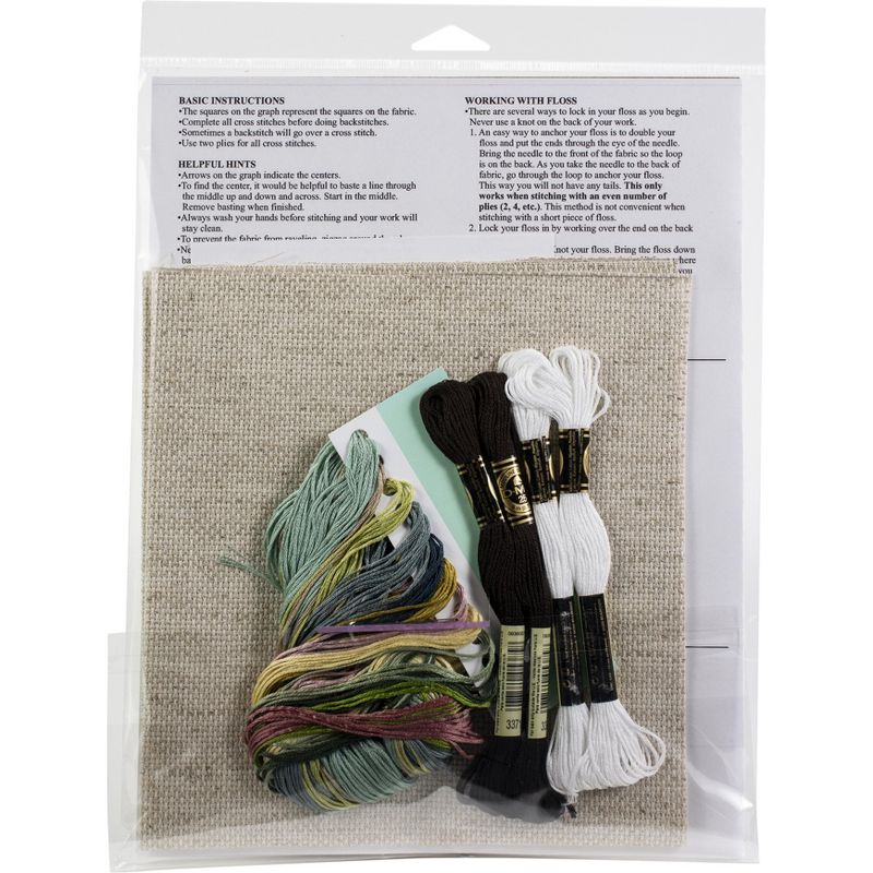 Imaginating Counted Cross Stitch Kit 7.5"X10"-Plant, Pull And Grow (14 Count)