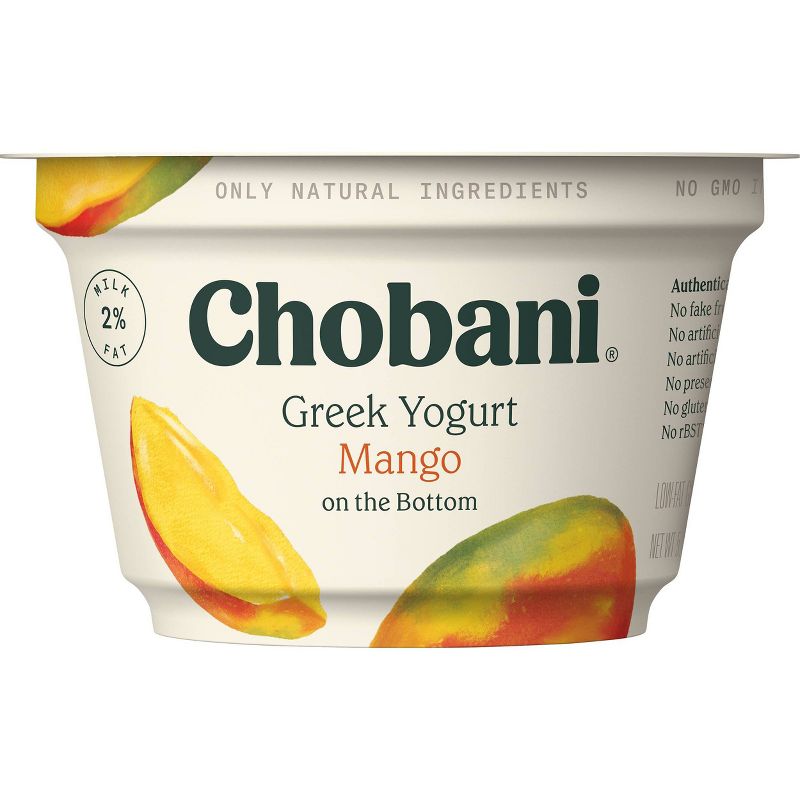 Chobani Mango on the Bottom Low Fat Greek Yogurt -  5.3oz