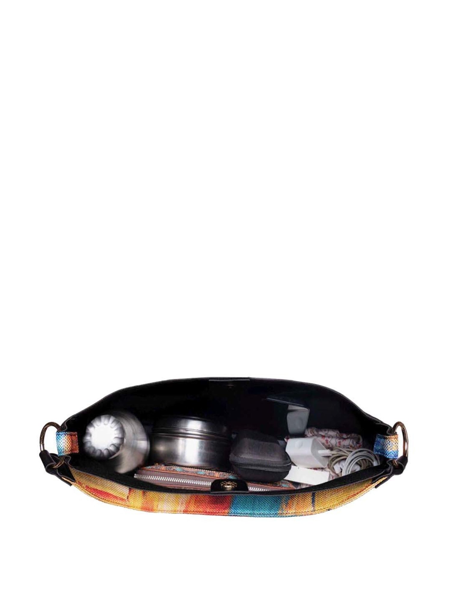 ZOUK Multicolor Printed Large Tote Handbag