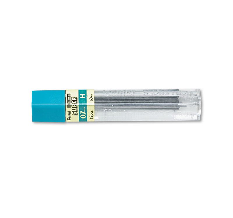 General's Hexagonal Non-Toxic Drawing Pencil, 6H Thin Tip, Blue, pk of 12