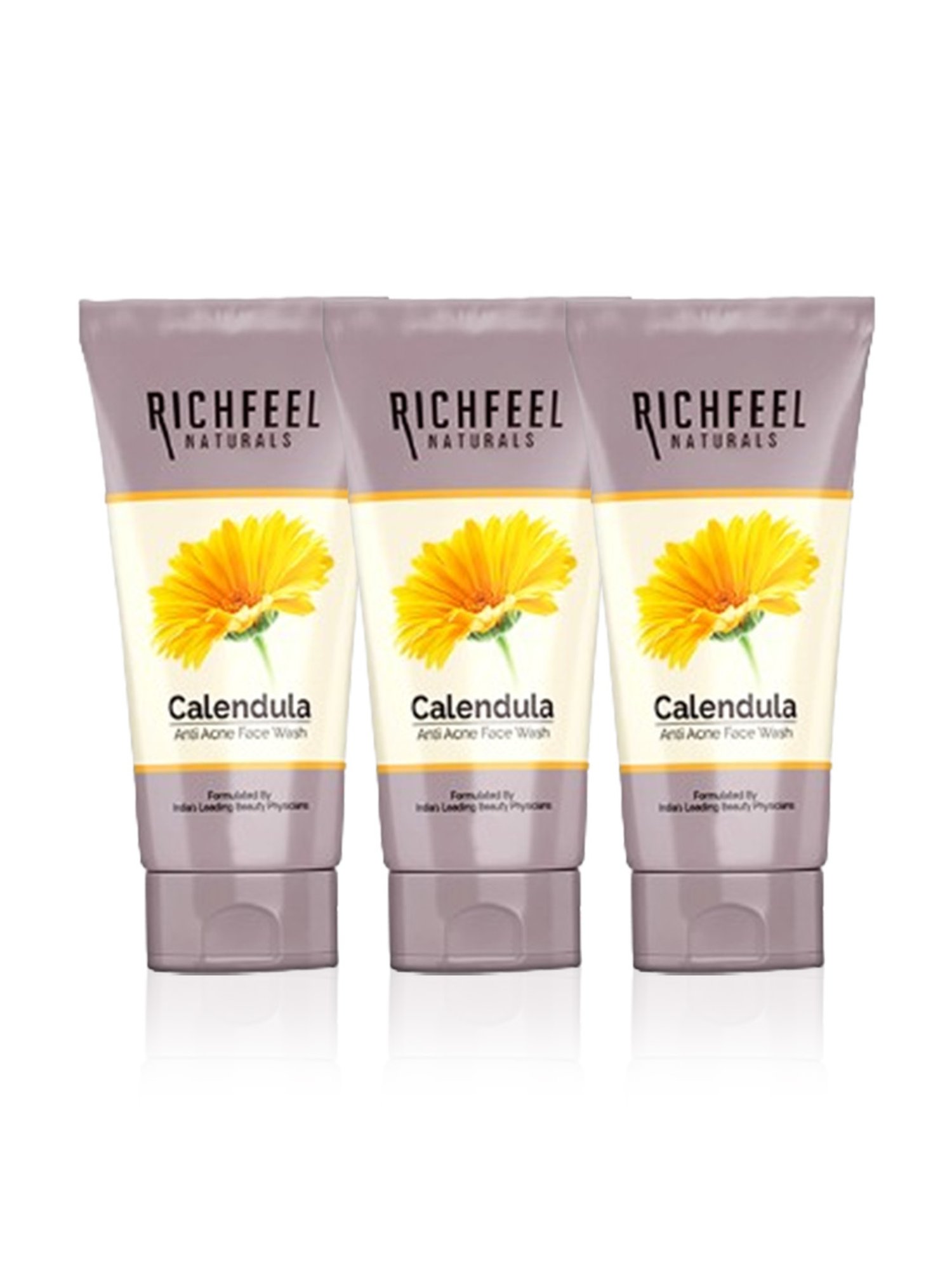 Richfeel Calendula Anti Acne Face Wash - Pack of 3