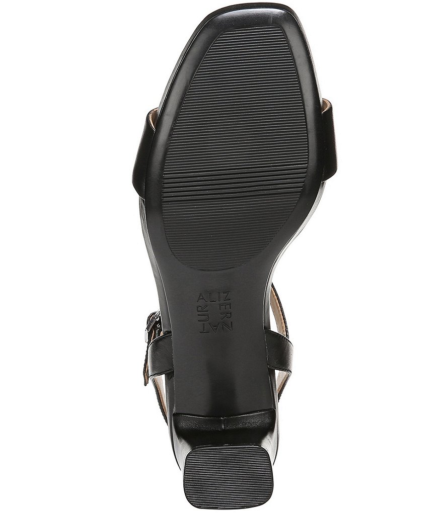 Naturalizer Ivy Leather Block Heel Dress Sandals