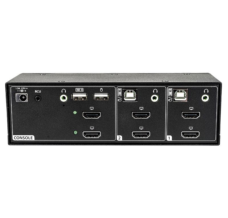 Cybex SC920H Secure KVM Switch - 2-Port, Single Display, HDMI in, HDMI out, Secure KVM