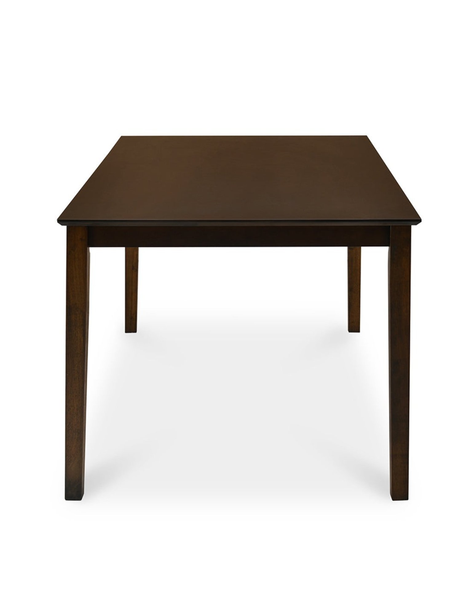 Nilkamal Olivia Brown Solid Wood Rubber wood 6 Seater Dinning Table set