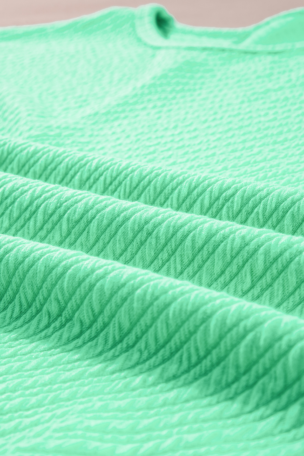 Rose Red Solid Waffle Knit Plus Size Two Piece Shorts Set