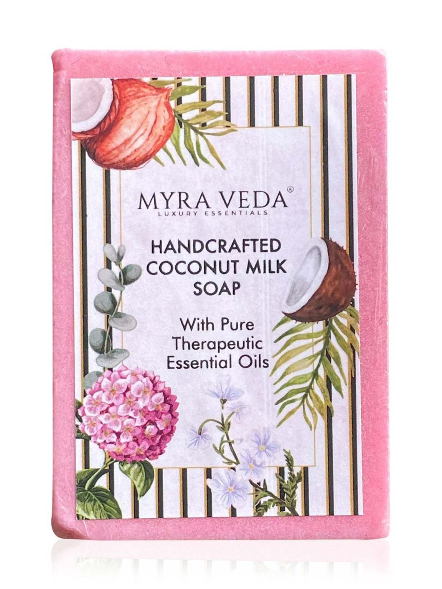MYRA VEDA LUXURY ESSENTIALS Handcrafted Coconut Milk Soap - 100 gm