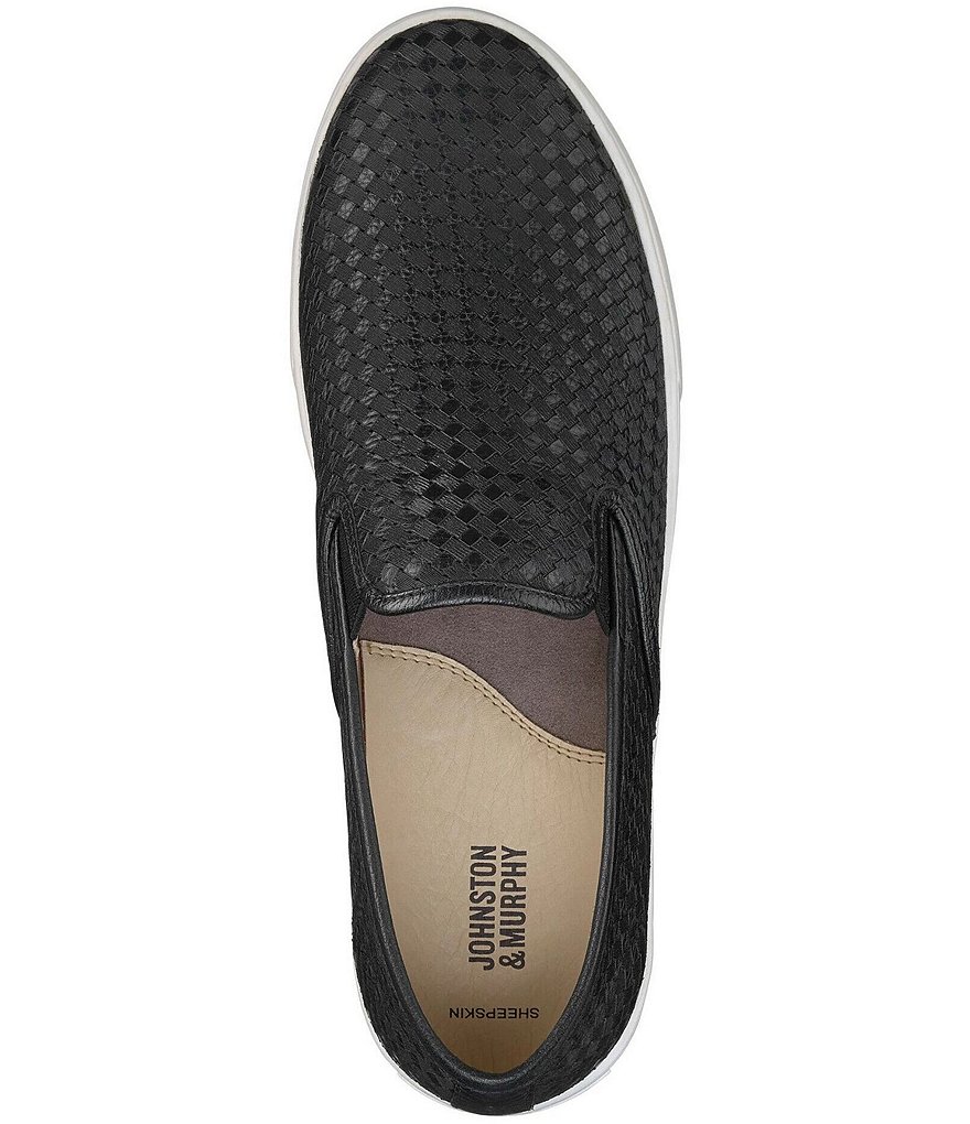 Johnston & Murphy Men's Tyler Weave Slip-Ons
