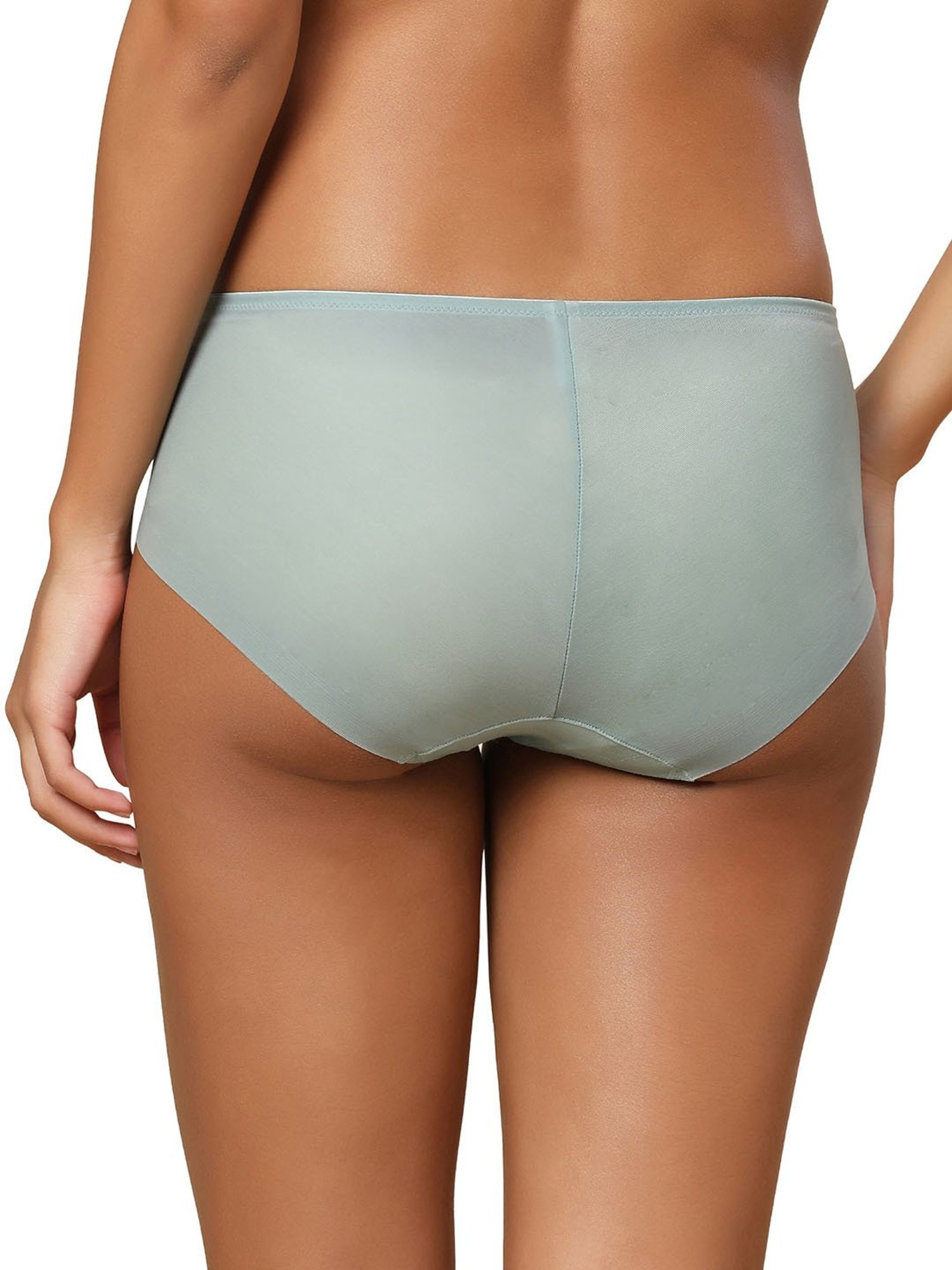 Triumph Green Floral Hipster Panty