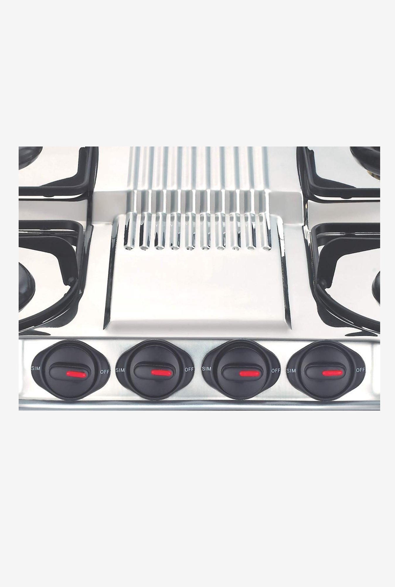 Prestige DGS 04 Duplex 40257 4 Burners Gas Stove (Silver)