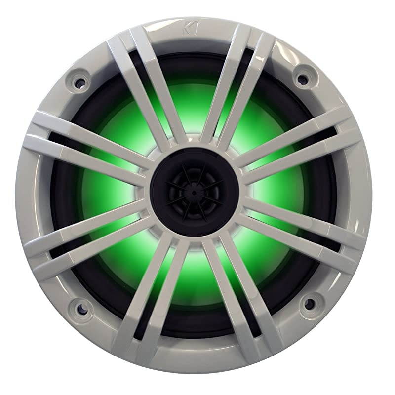 6.5" White LED Marine Speakers (Qty 4) 2 Pairs of OEM Replacement Speakers