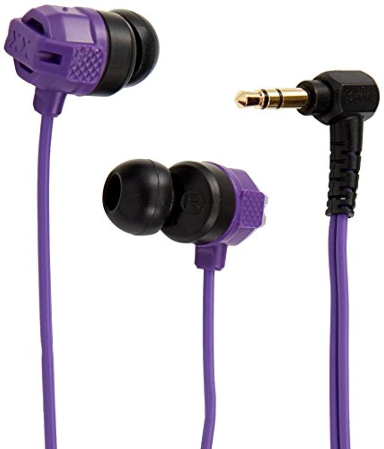 JVC Violet HAFX102V XX Xtreme Bass Earbuds, Violet