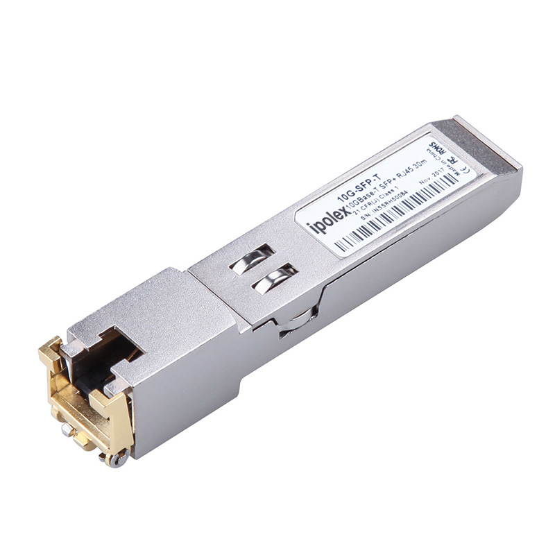 10GBase-T SFP+ Transceiver, 10G T, 10G Copper, RJ-45 SFP+ CAT.6a, up to 30 Meters, Compatible with Ubiquiti UF-RJ45-10G