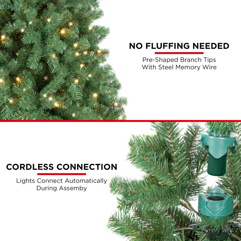 Best Choice Products 12ft Pre-Lit Instant No Fluff Artificial Spruce Christmas Tree w/ 1,250 LED Lights, 4,693 Tips