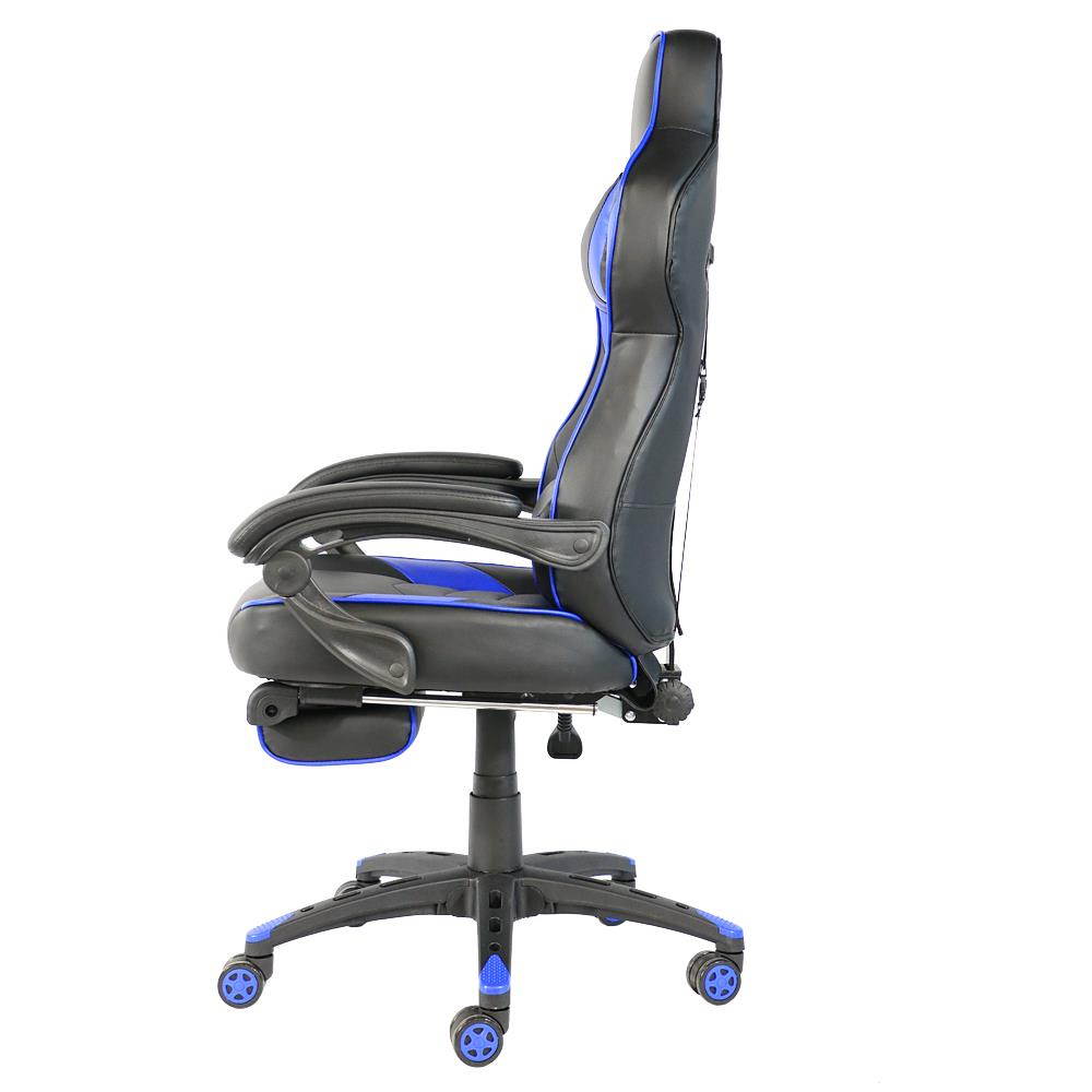 High Back Ergonomic Swivel Gaming Chair Racing Style Adjustable Recline Footrest