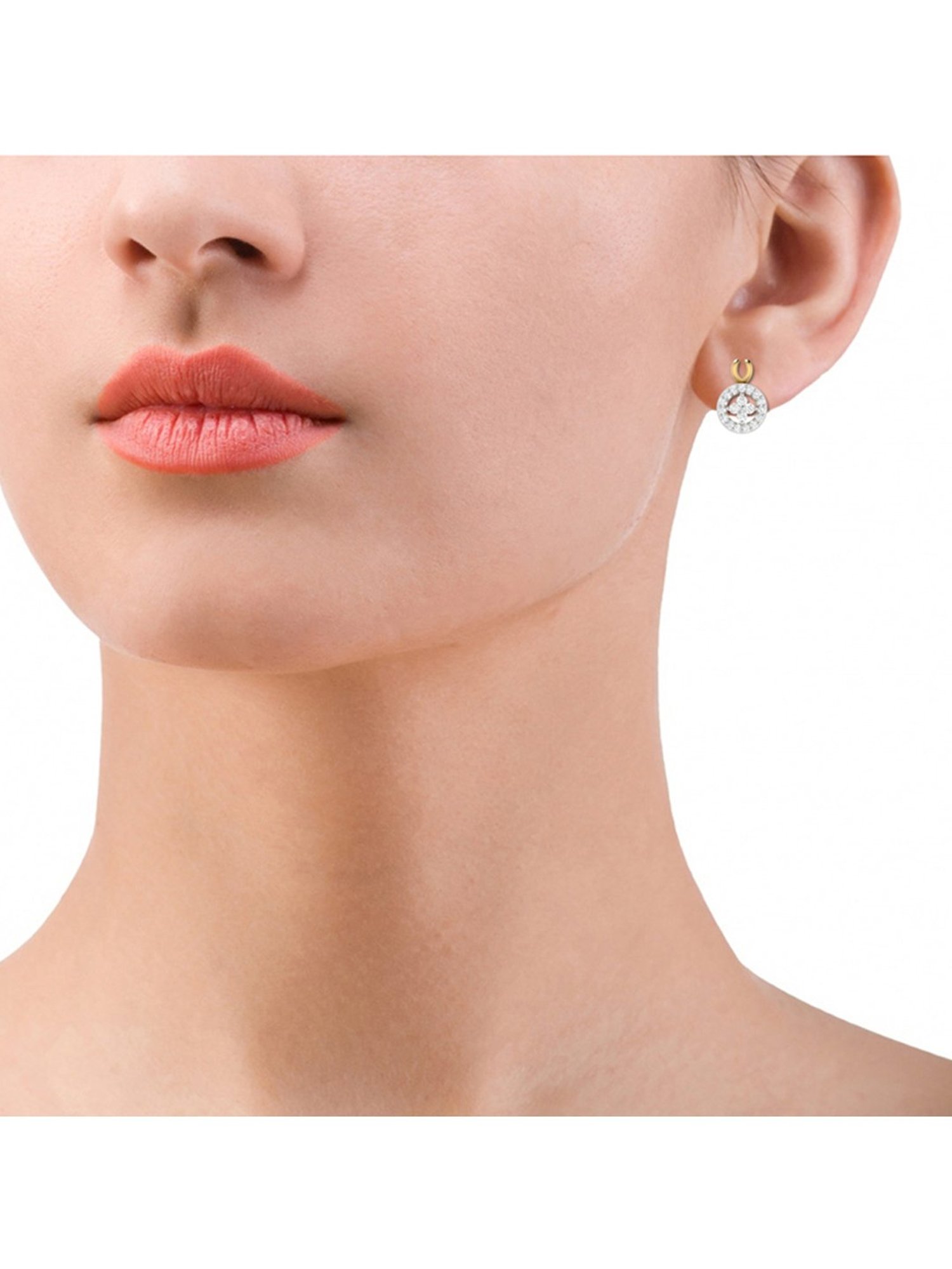 PC Jeweller Kunsgnos 22 kt Gold Earrings