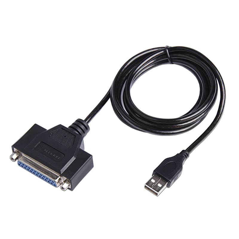 25Ft 25 Feet DB25 Male to Female MF Extension Parallel Cable UL Certified