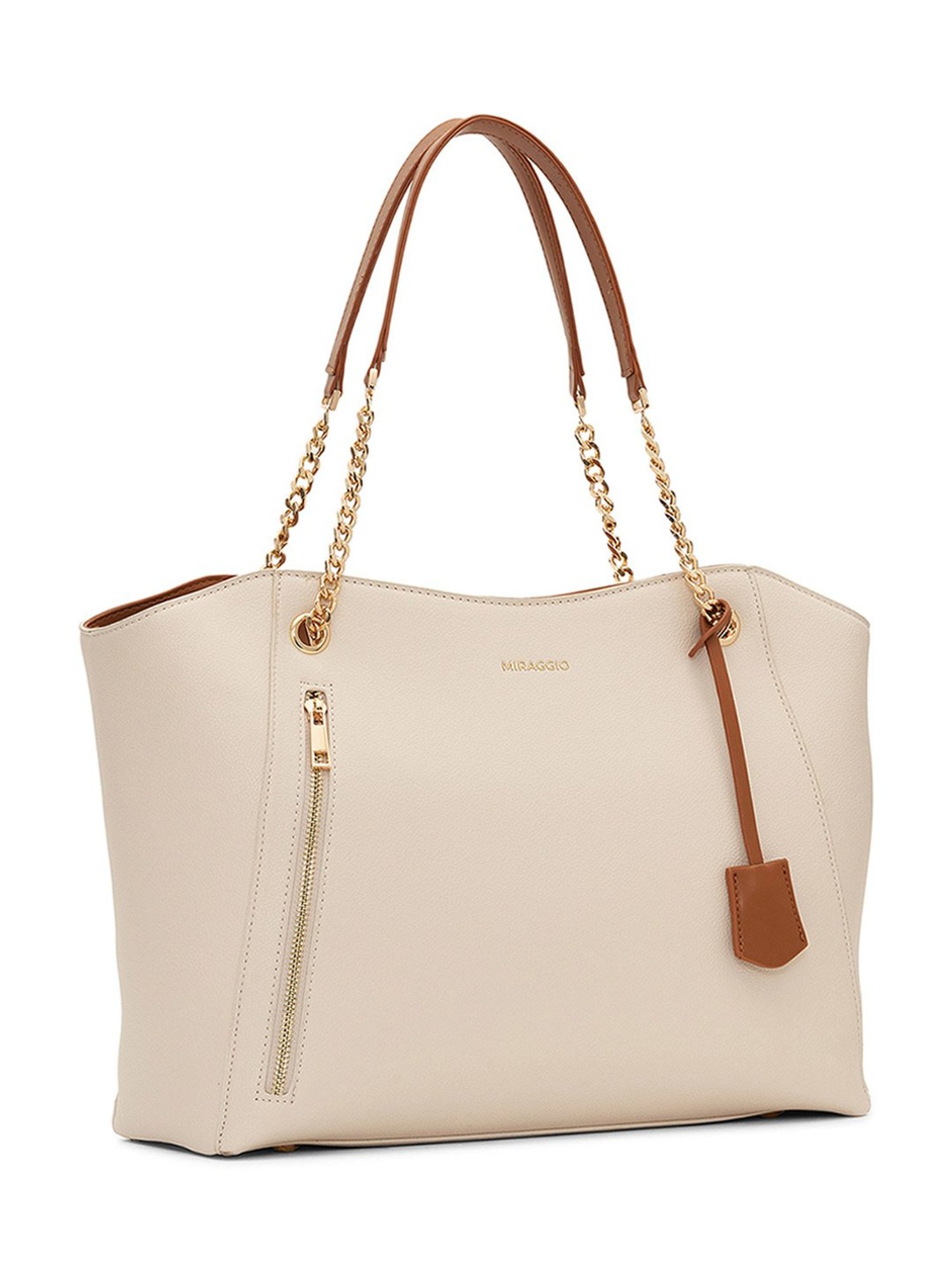 Call It Spring Black Combo Solid Large Tote Handbag