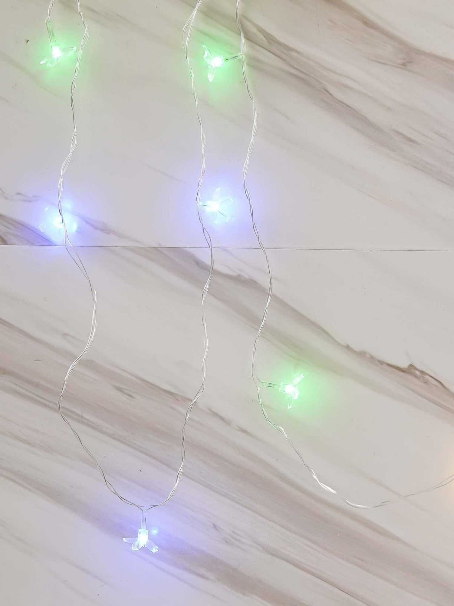 eCraftIndia Blossom Floral Steady, Blinking Color Changing LED Fairy String Lights