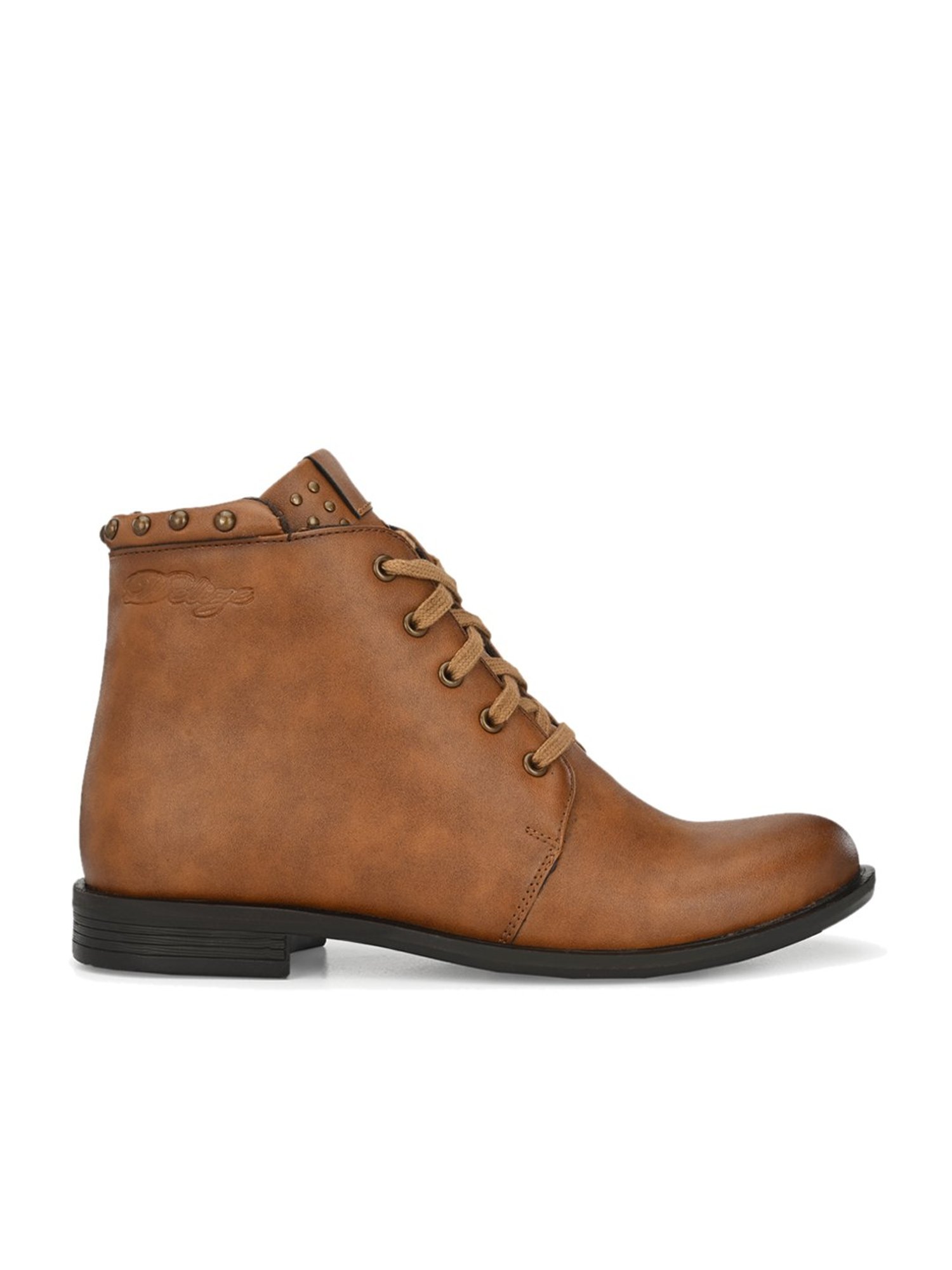 Delize Tan Derby Boots