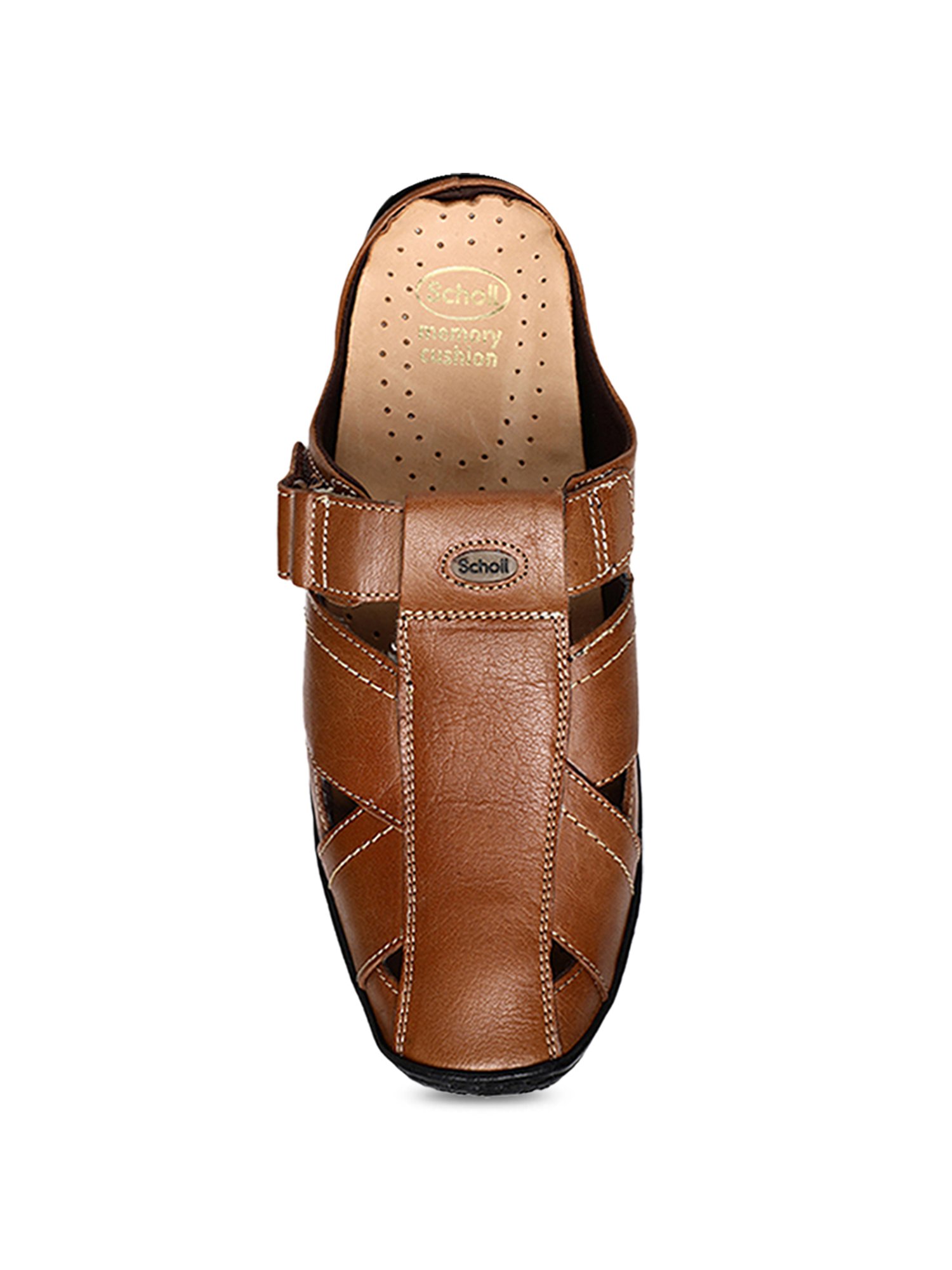 Scholl by Bata Men's Brown Casual Sandals