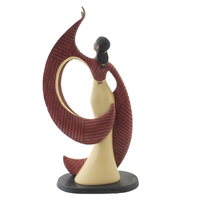 Black Art 14.5" Woman Dancer Figurine  -  Decorative Figurines