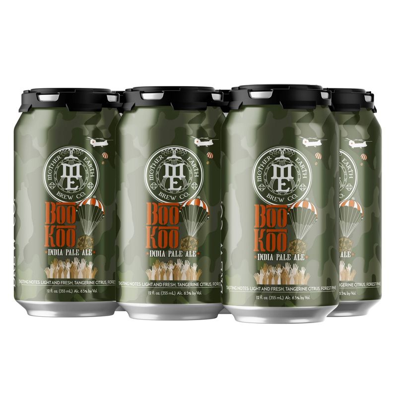 Mother Earth Boo Koo IPA Beer - 6pk/12 fl oz Cans