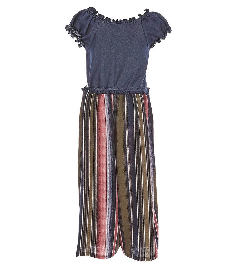 Habitual Big Girls 7-16 Ruffle-Trim Romper