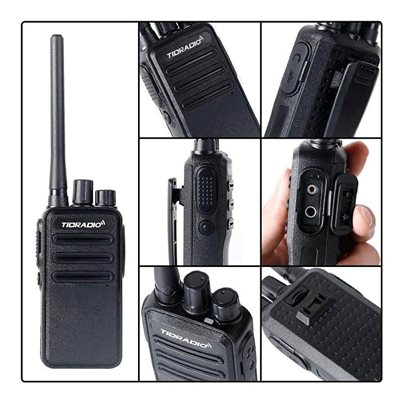 TD60 Two Way Radio UHF 2 Way Radios Walkie Talkies Long Range 16CH 2 Way Radio with Earpiece 20 Pack