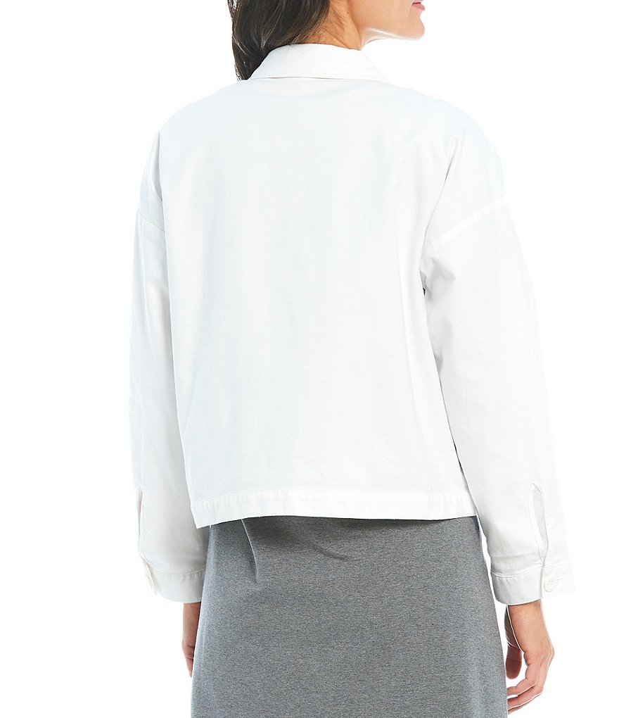 Ali Miles Printed Button Front Floral Wire Neck 3/4 Bell Sleeve Jacket